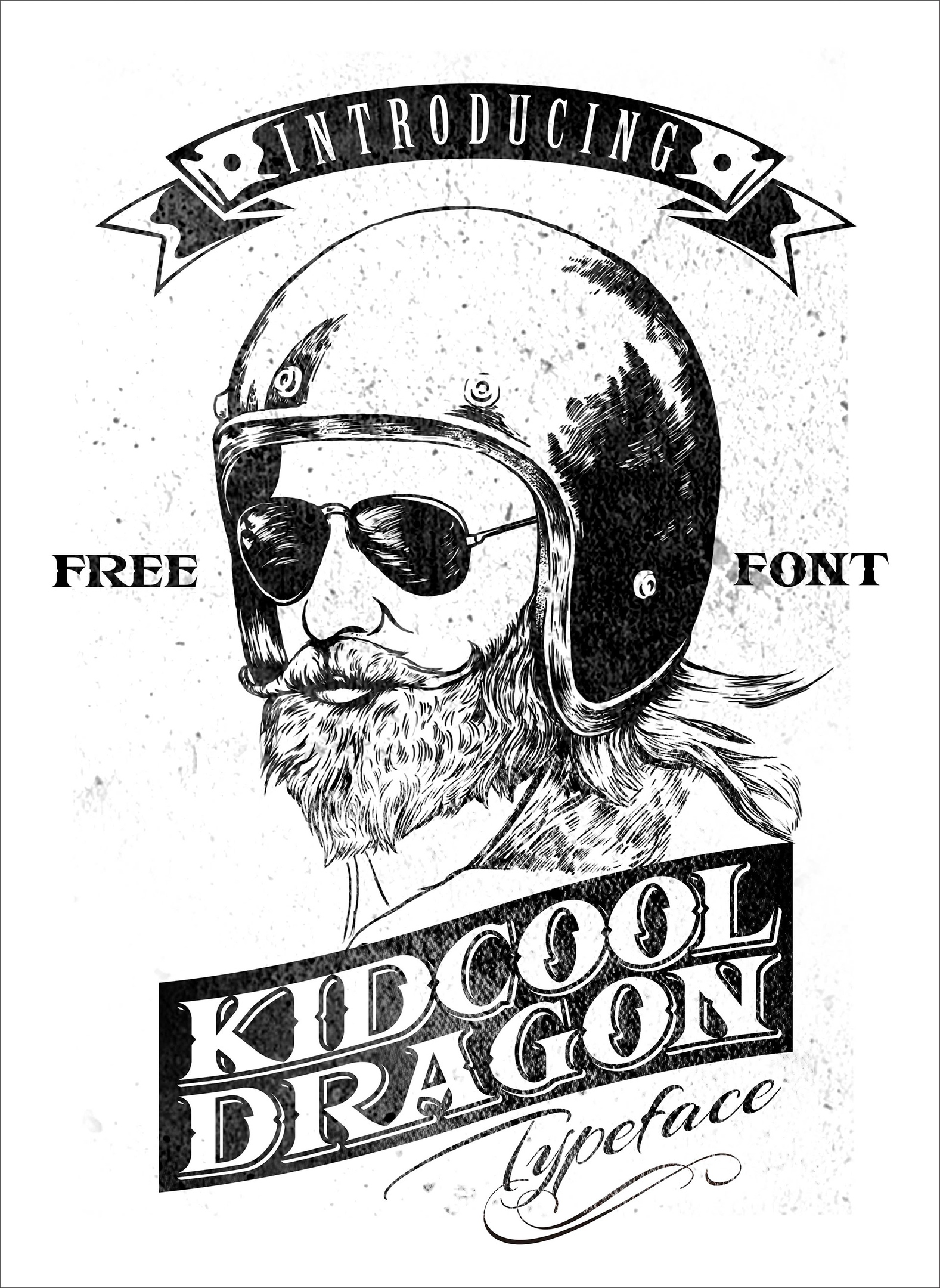 Beispiel einer Kidcool Dragon-Schriftart #5