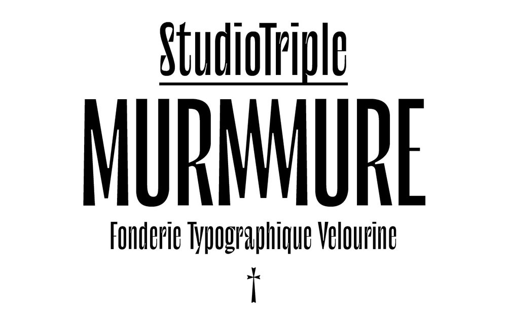 Beispiel einer Le murmure-Schriftart #6