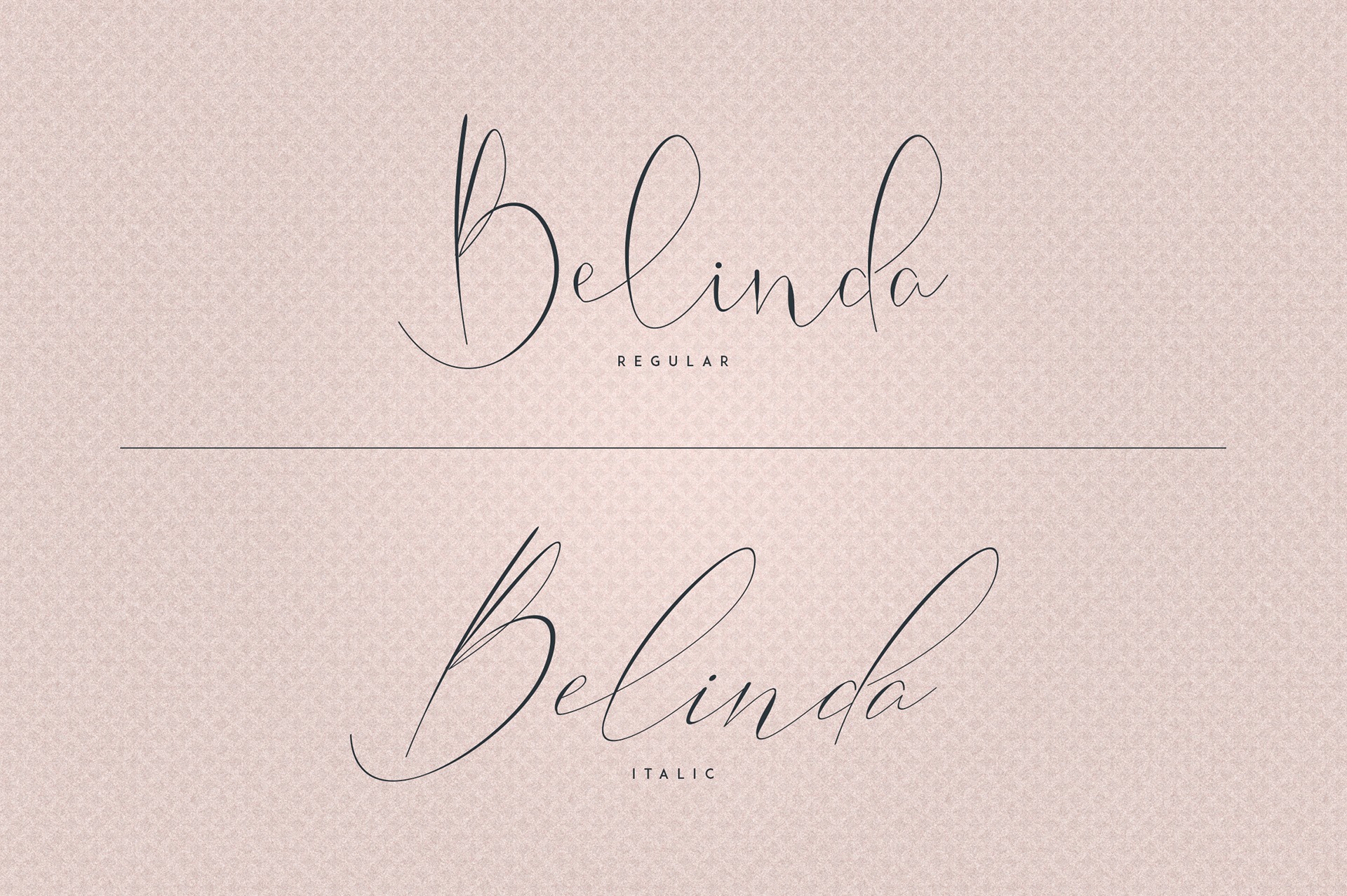 Beispiel einer Belinda-Schriftart #3