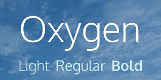 Beispiel einer Oxygen Mono-Schriftart #2