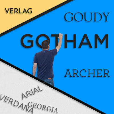 Beispiel einer Gotham Screen Smart-Schriftart #2