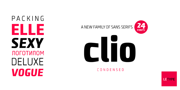 Beispiel einer Clio C-Schriftart #2