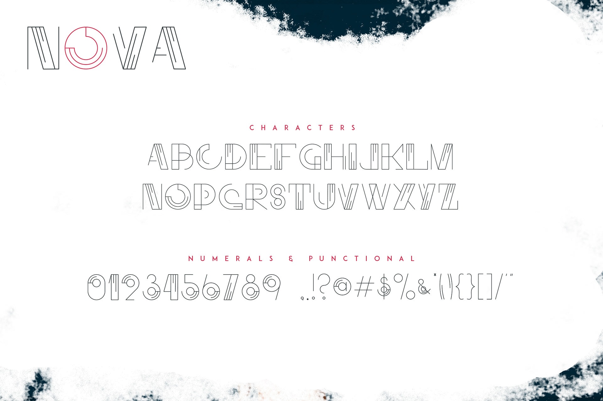 Beispiel einer Nova-Schriftart #2