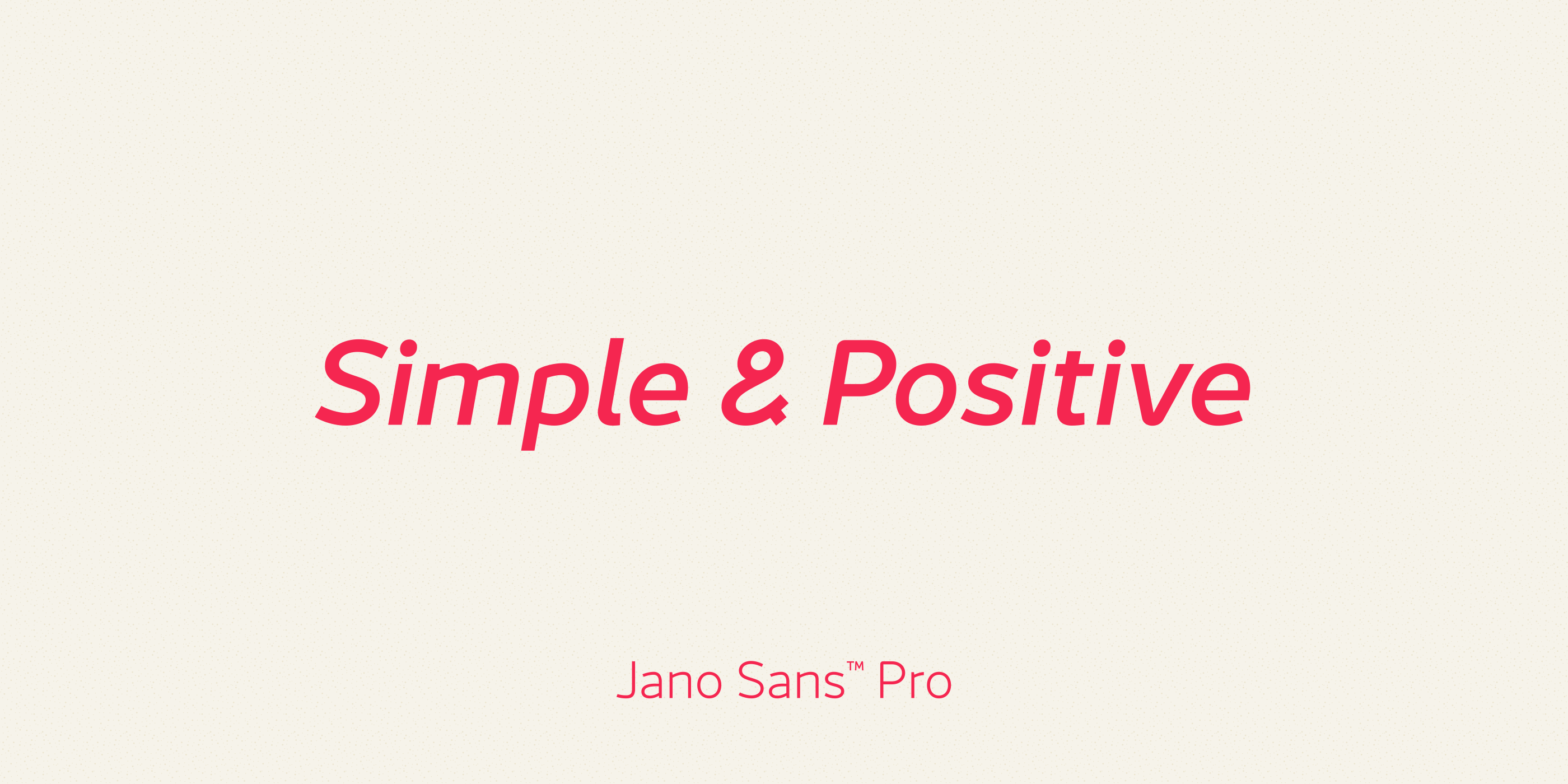 Beispiel einer Jano Sans Pro-Schriftart #8