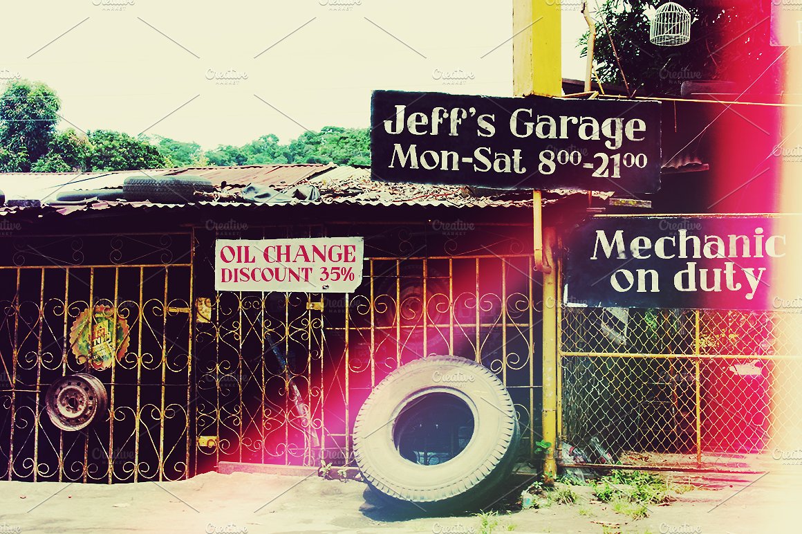 Beispiel einer Jeff’s Garage-Schriftart #4