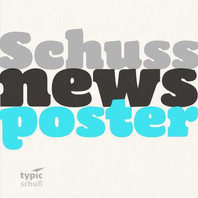 Beispiel einer Schuss News Poster-Schriftart #2