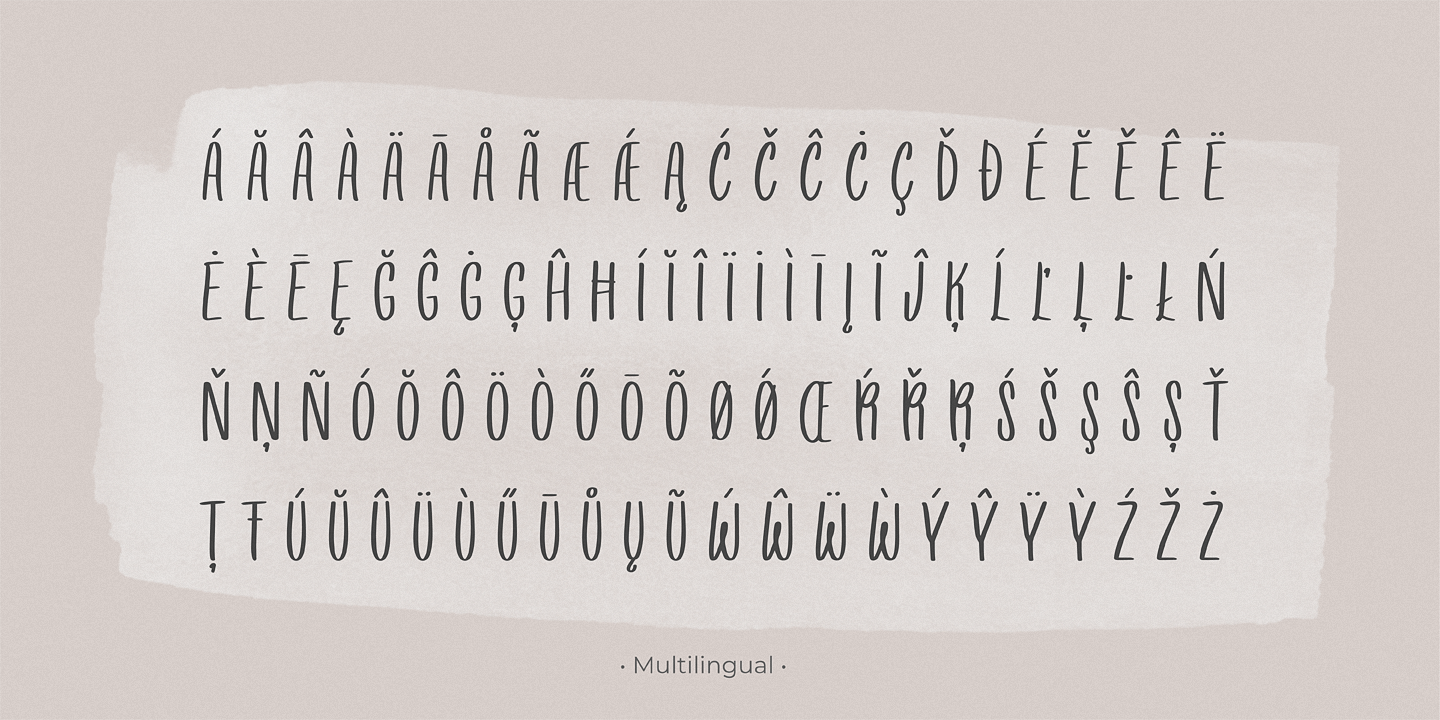 Beispiel einer Wonsmith-Schriftart #7