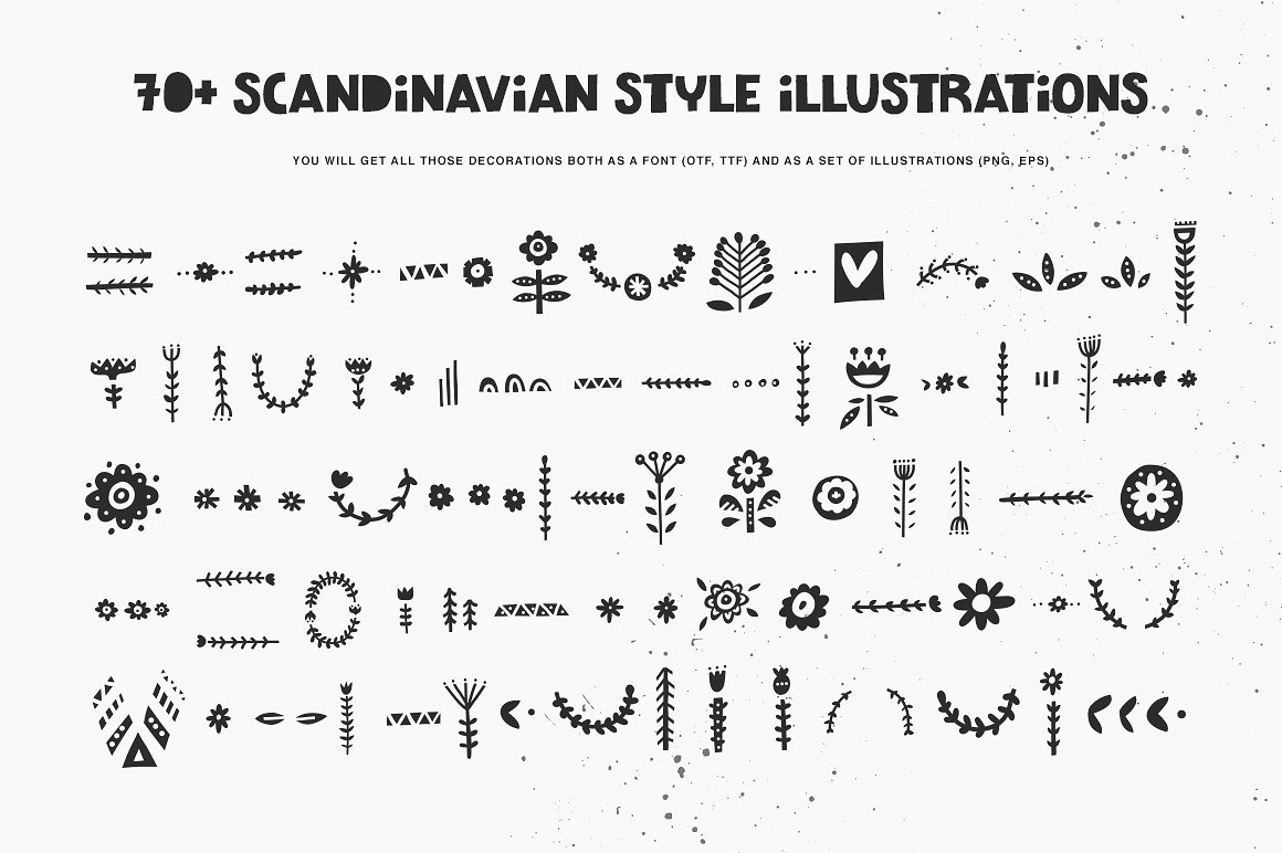 Beispiel einer Scandinavian-Schriftart #9