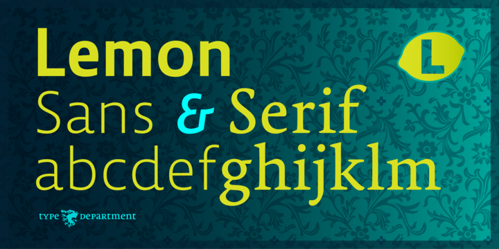 Beispiel einer Lemon Sans Rounded-Schriftart #2