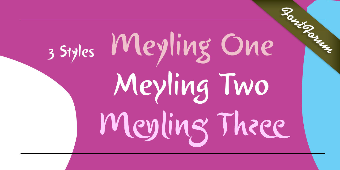 Beispiel einer Meyling-Schriftart #3