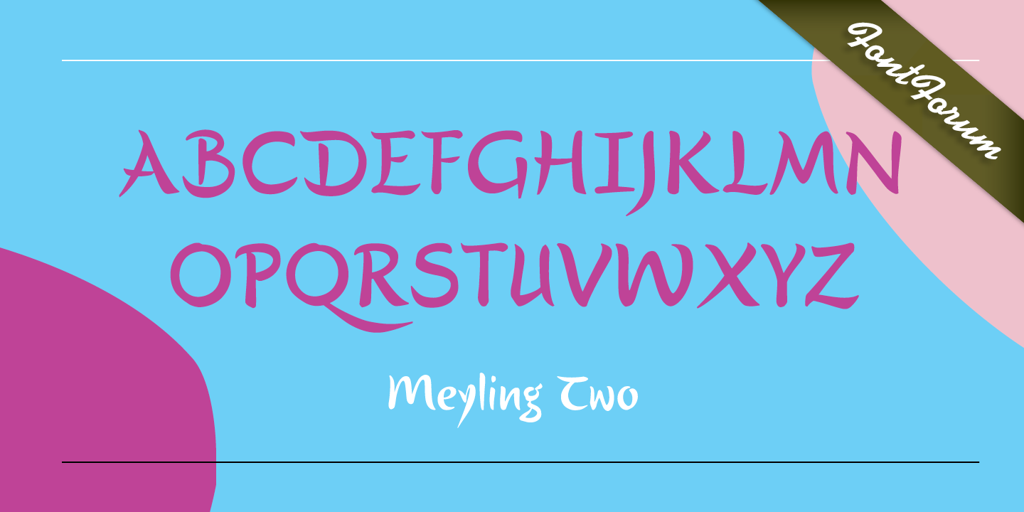 Beispiel einer Meyling-Schriftart #4