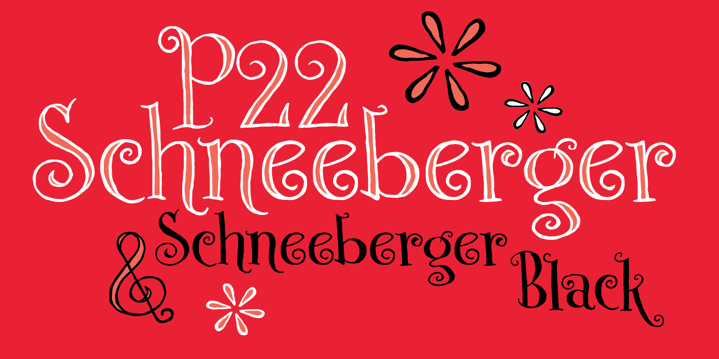 Beispiel einer P22 Schneeberger-Schriftart #4