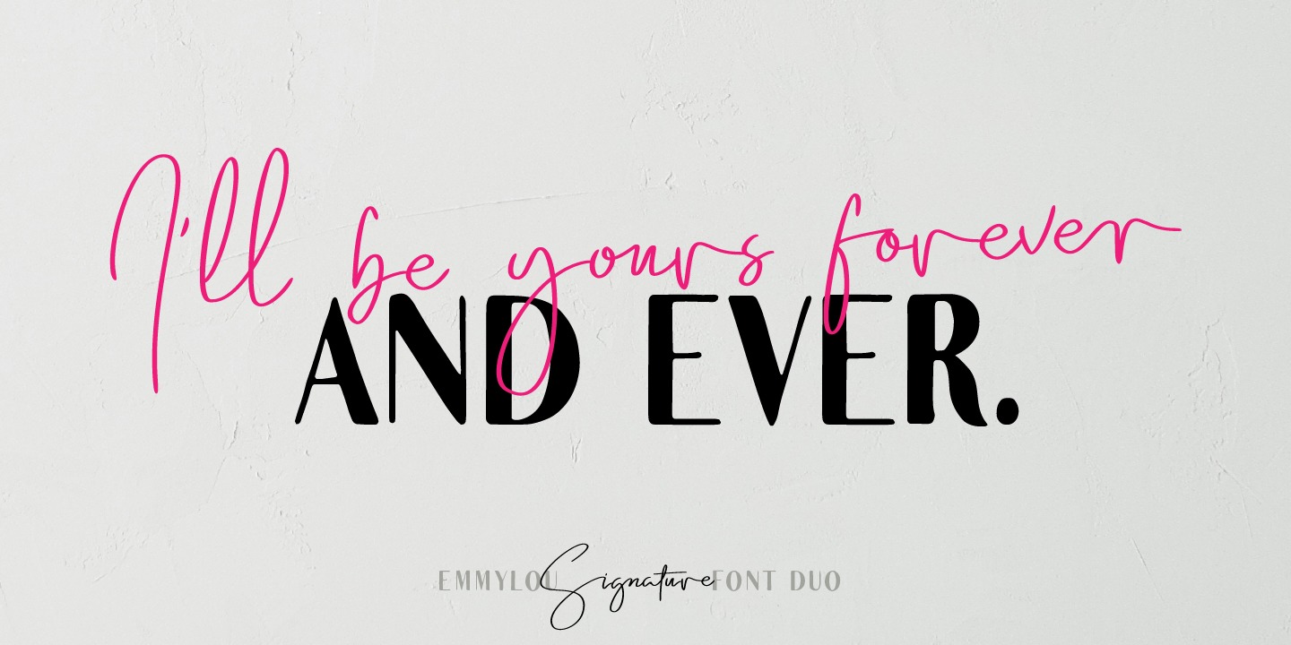 Beispiel einer Emmylou-Schriftart #3