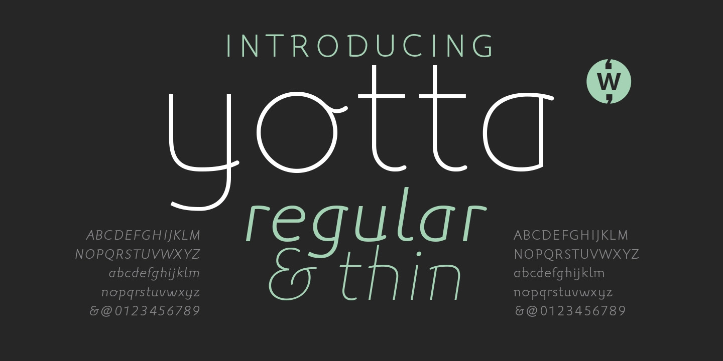 Beispiel einer Yotta-Schriftart #4