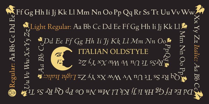 Beispiel einer Italian Old Style-Schriftart #2