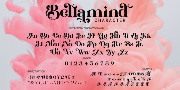 Beispiel einer Bellamind-Schriftart #3