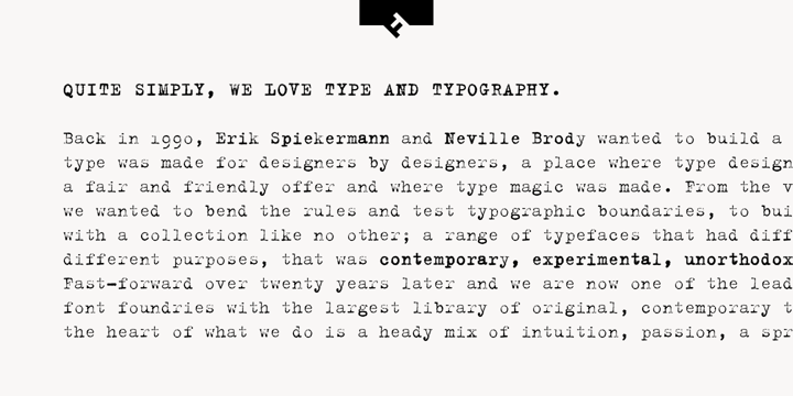 Beispiel einer FF Trixie-Schriftart #3