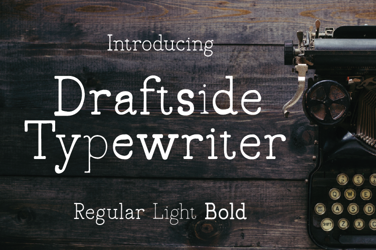 Beispiel einer Draftside-Schriftart #2