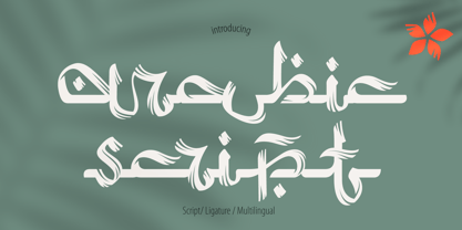 Beispiel einer Arabic Script-Schriftart #5