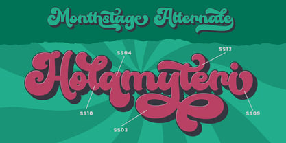 Beispiel einer Monthstage-Schriftart #2