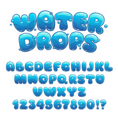 Beispiel einer Water-Schriftart #2