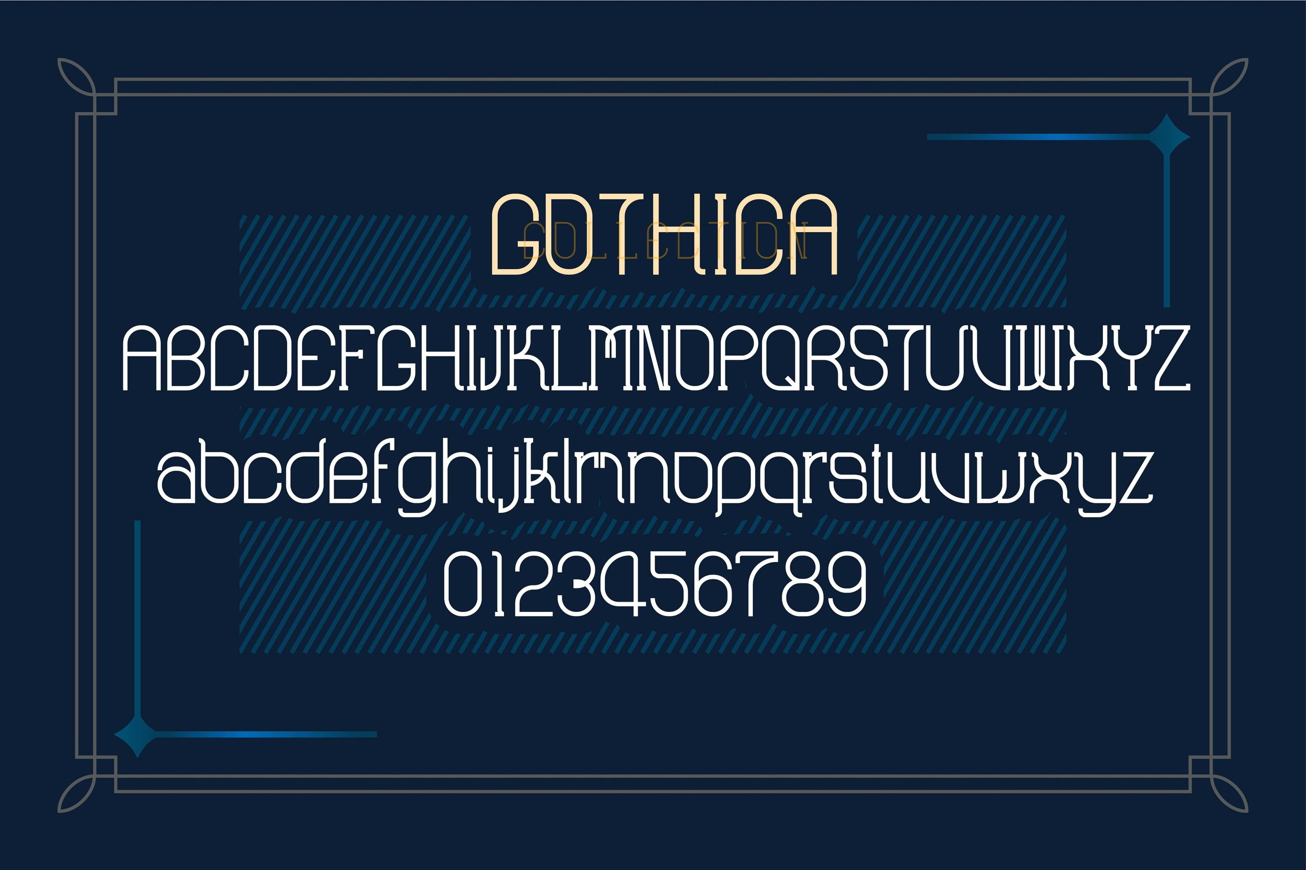 Beispiel einer Gothica-Schriftart #5