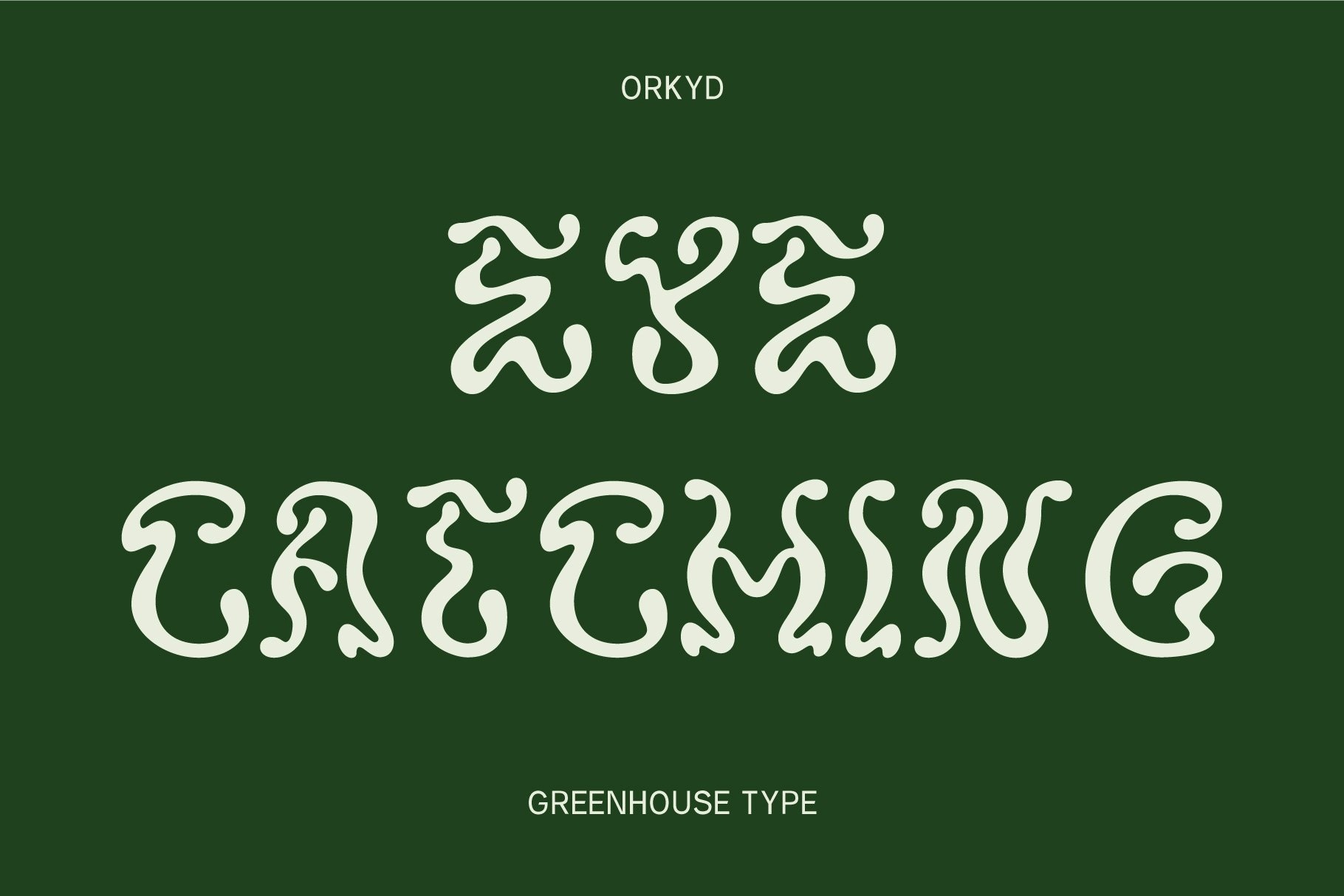 Beispiel einer ORKYD Display-Schriftart #2