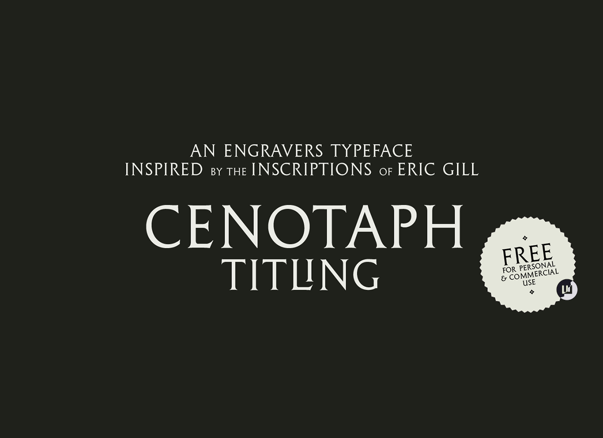 Schriftart Cenotaph Titling