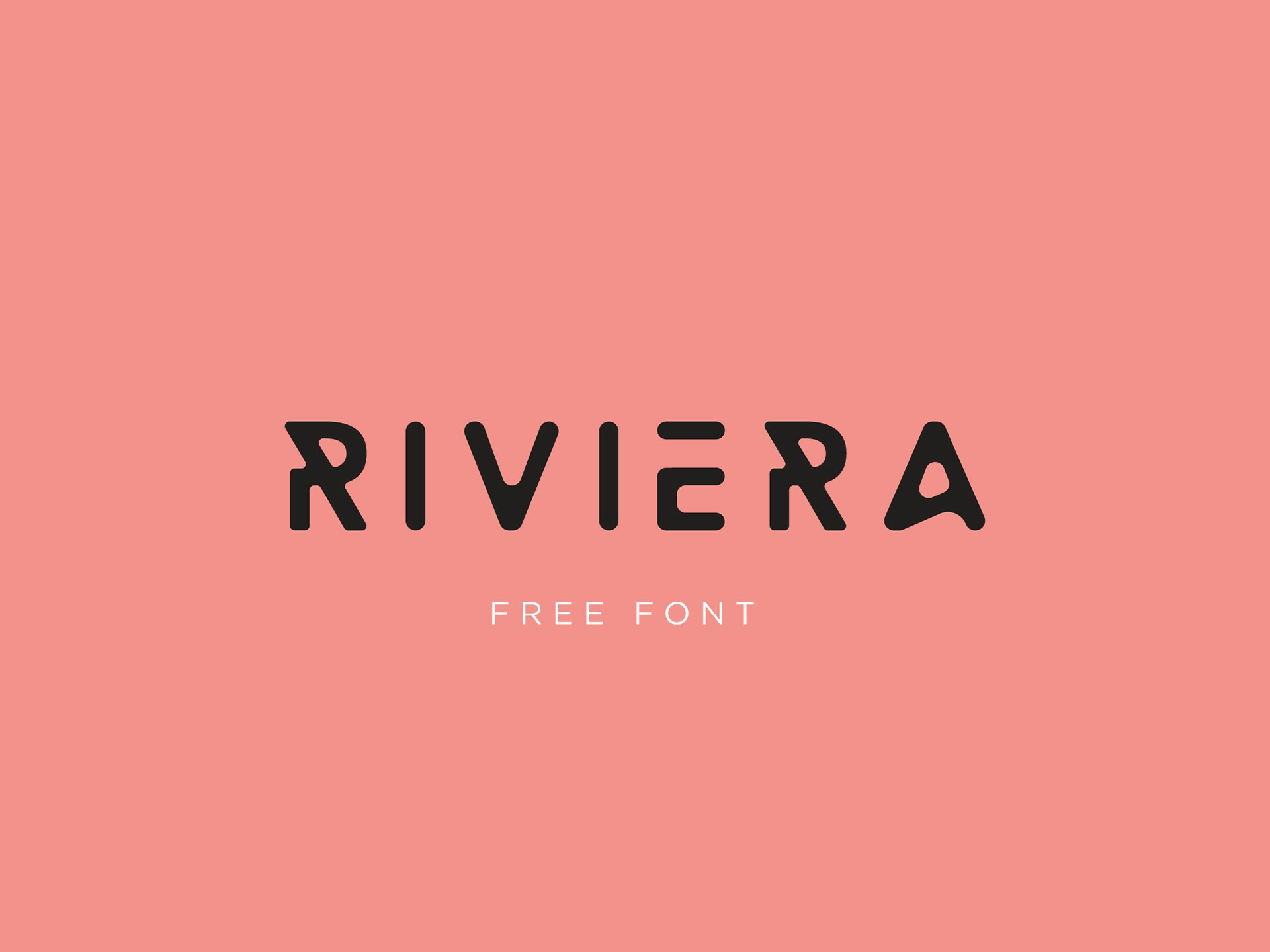 Beispiel einer Riviera-Schriftart #1