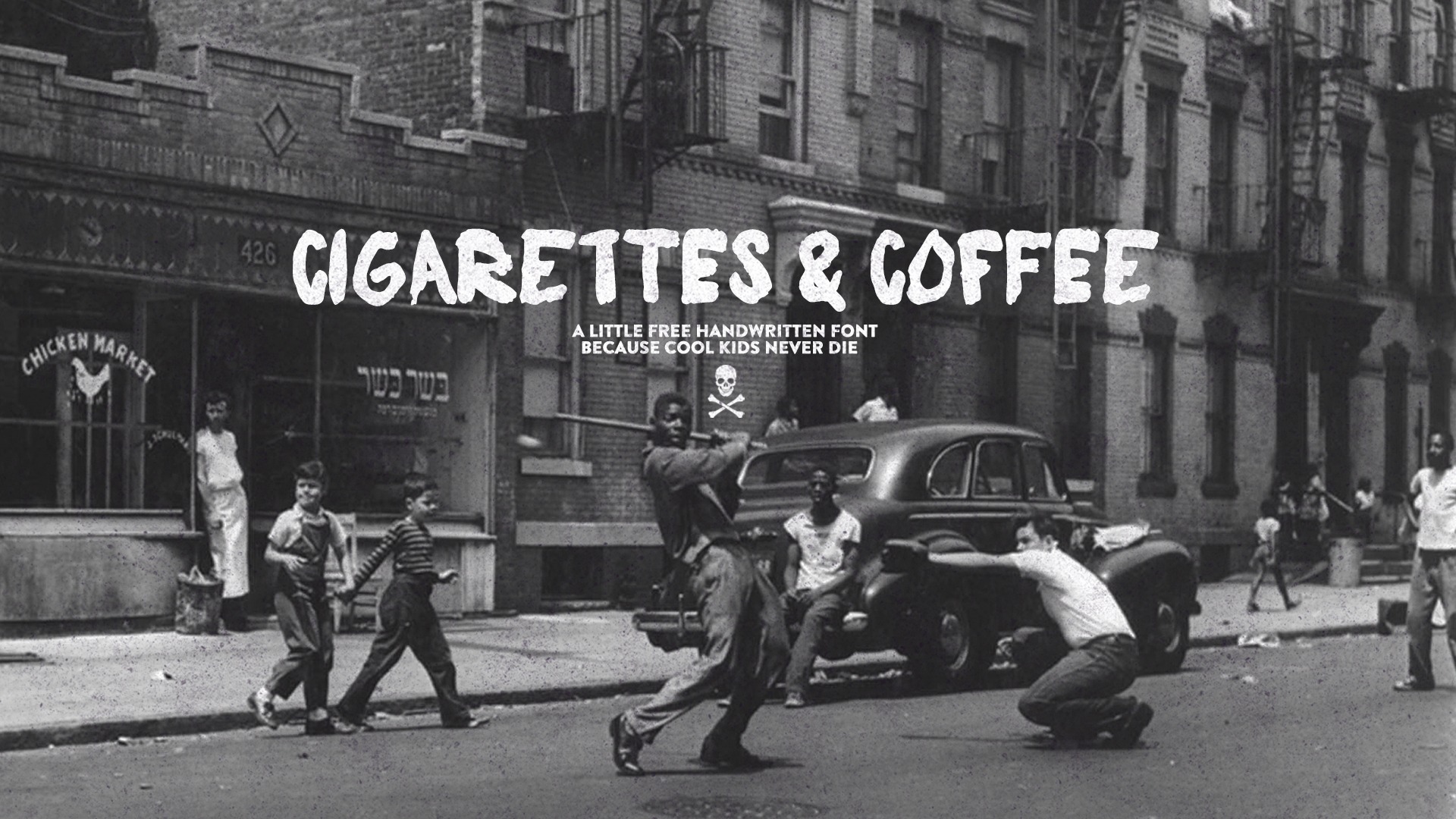 Beispiel einer Cigarettes and Coffee-Schriftart #1
