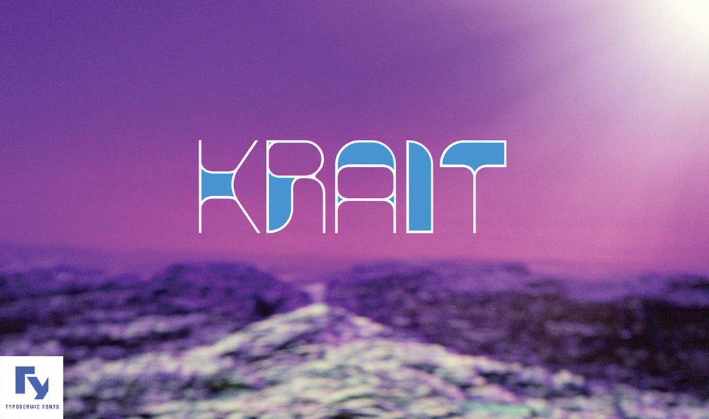 Beispiel einer Krait-Schriftart #1