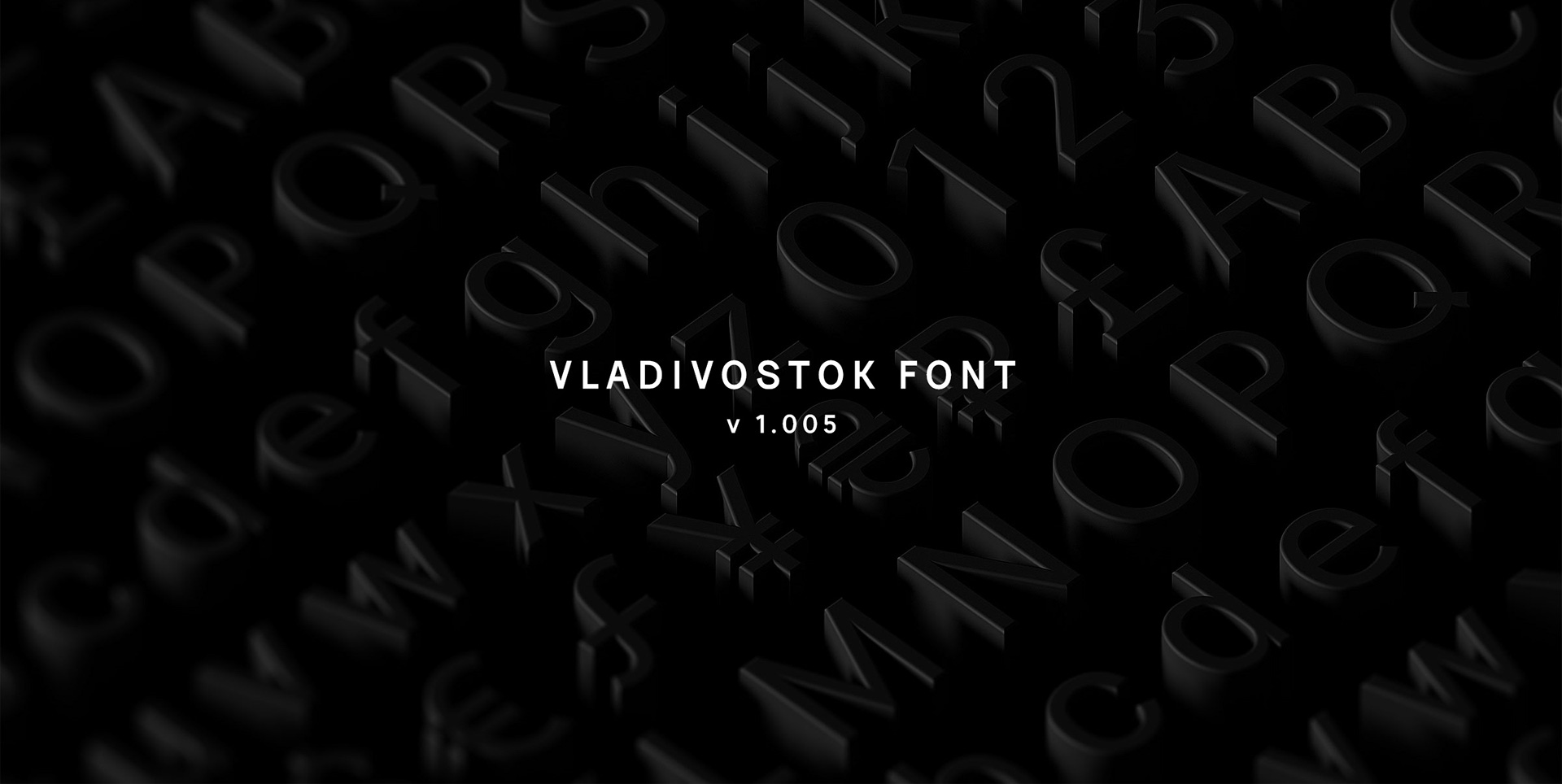 Beispiel einer Vladivostok-Schriftart #1