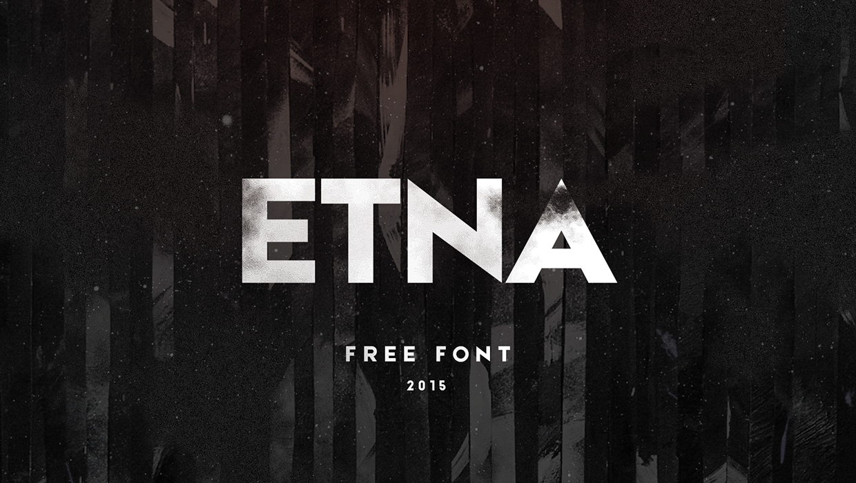 Schriftart Etna