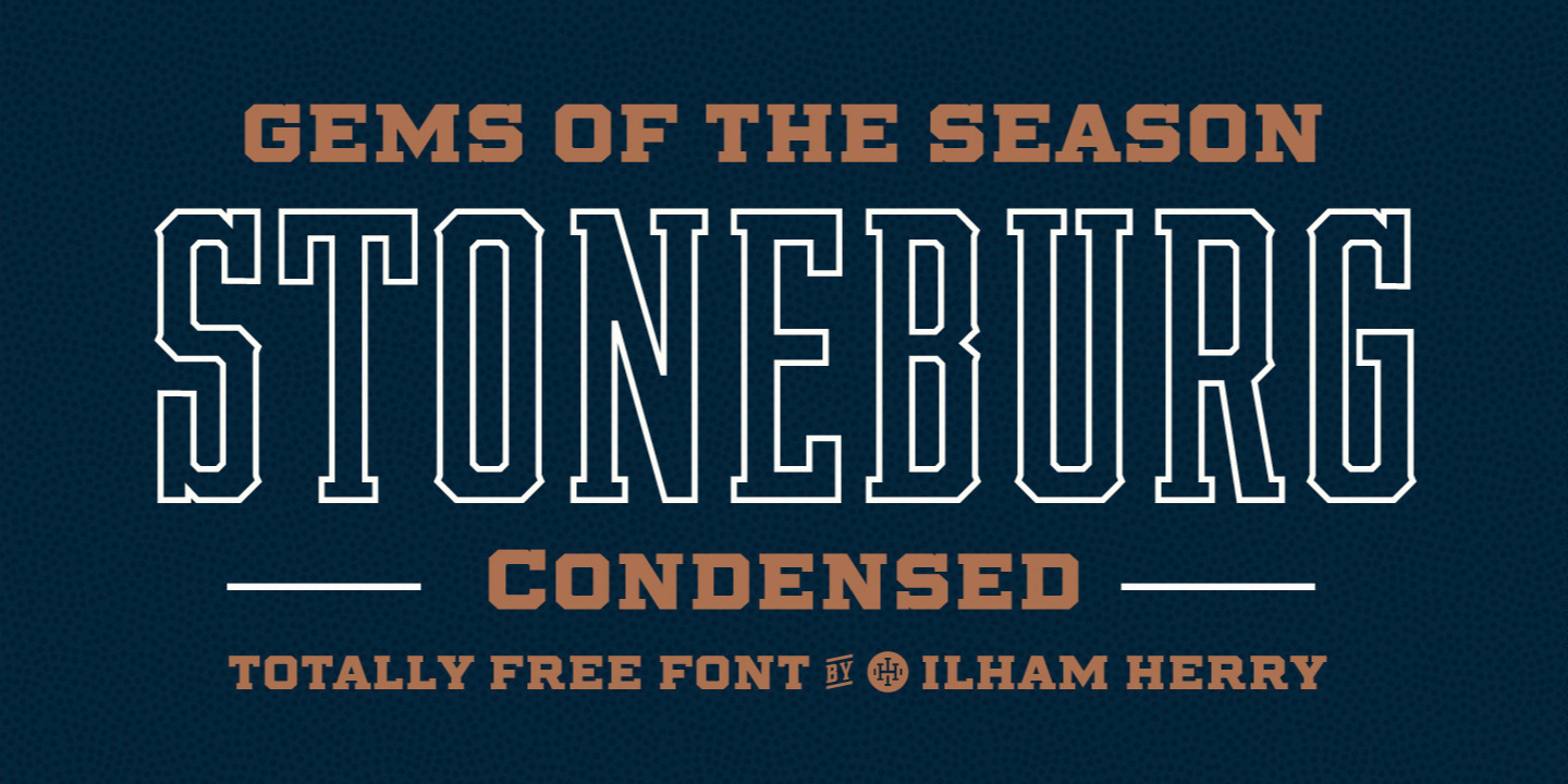 Schriftart Stoneburg