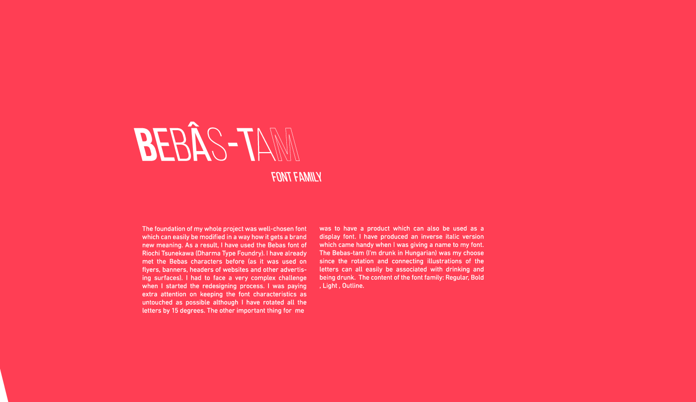 Schriftart Bebas-Tam