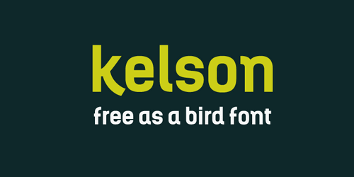 Schriftart Kelson Sans