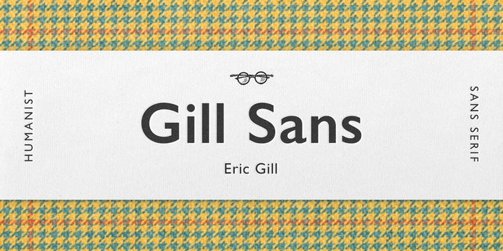 Beispiel einer Gill Sans Pro-Schriftart #1