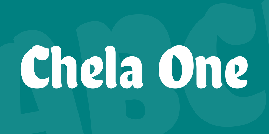 Schriftart Chela One