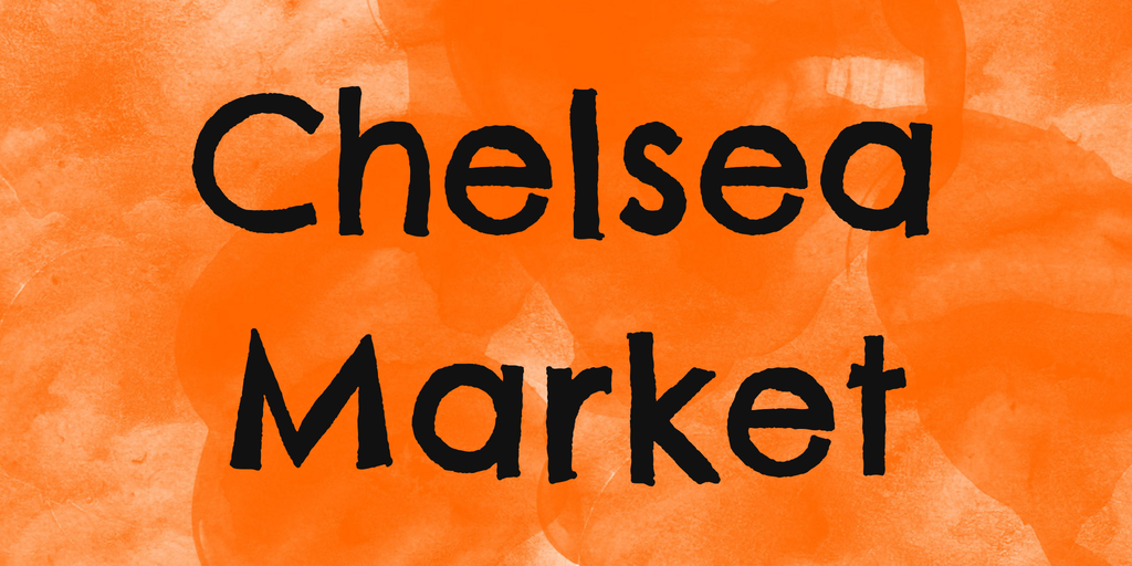 Beispiel einer Chelsea Market-Schriftart #1
