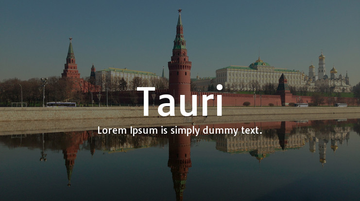 Schriftart Tauri