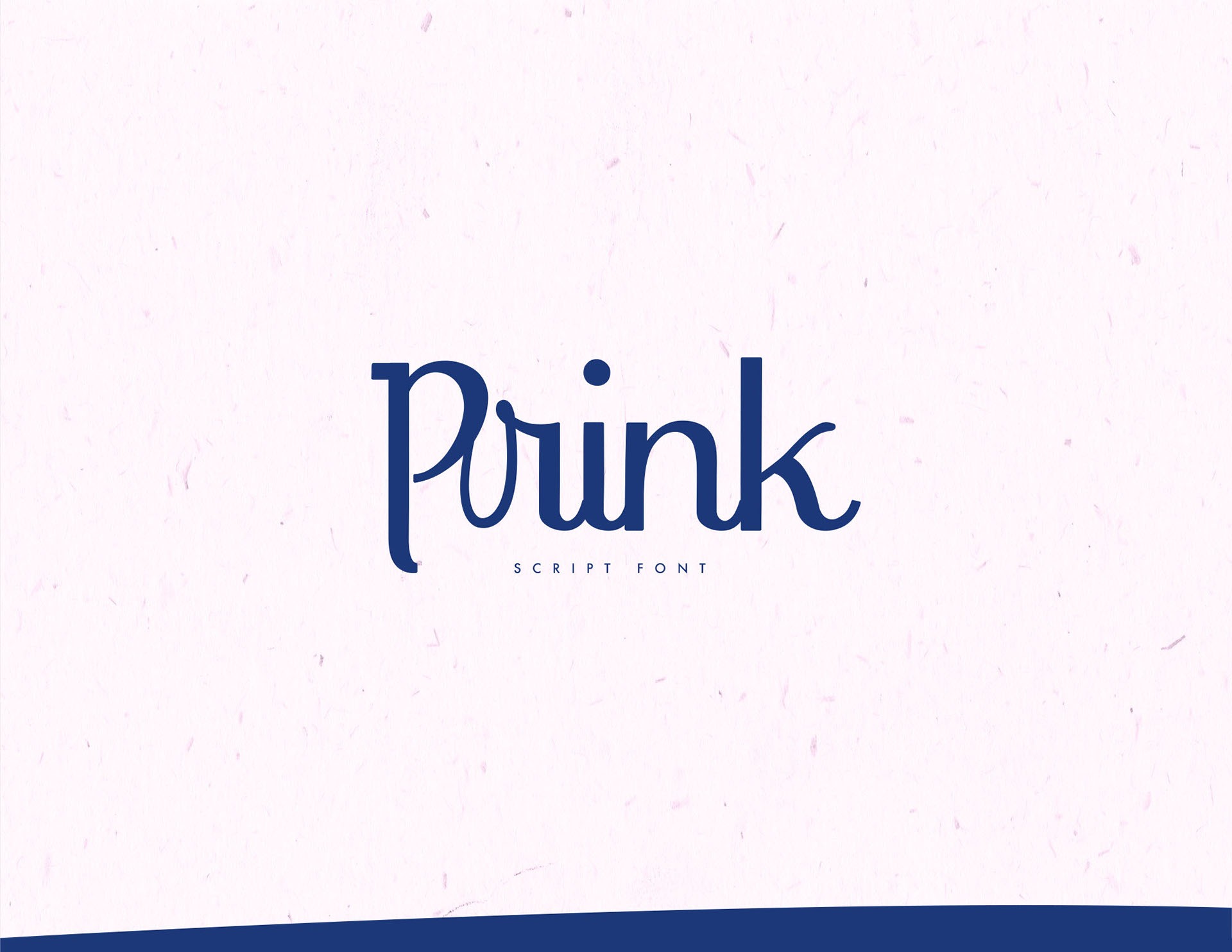 Schriftart Prink Script