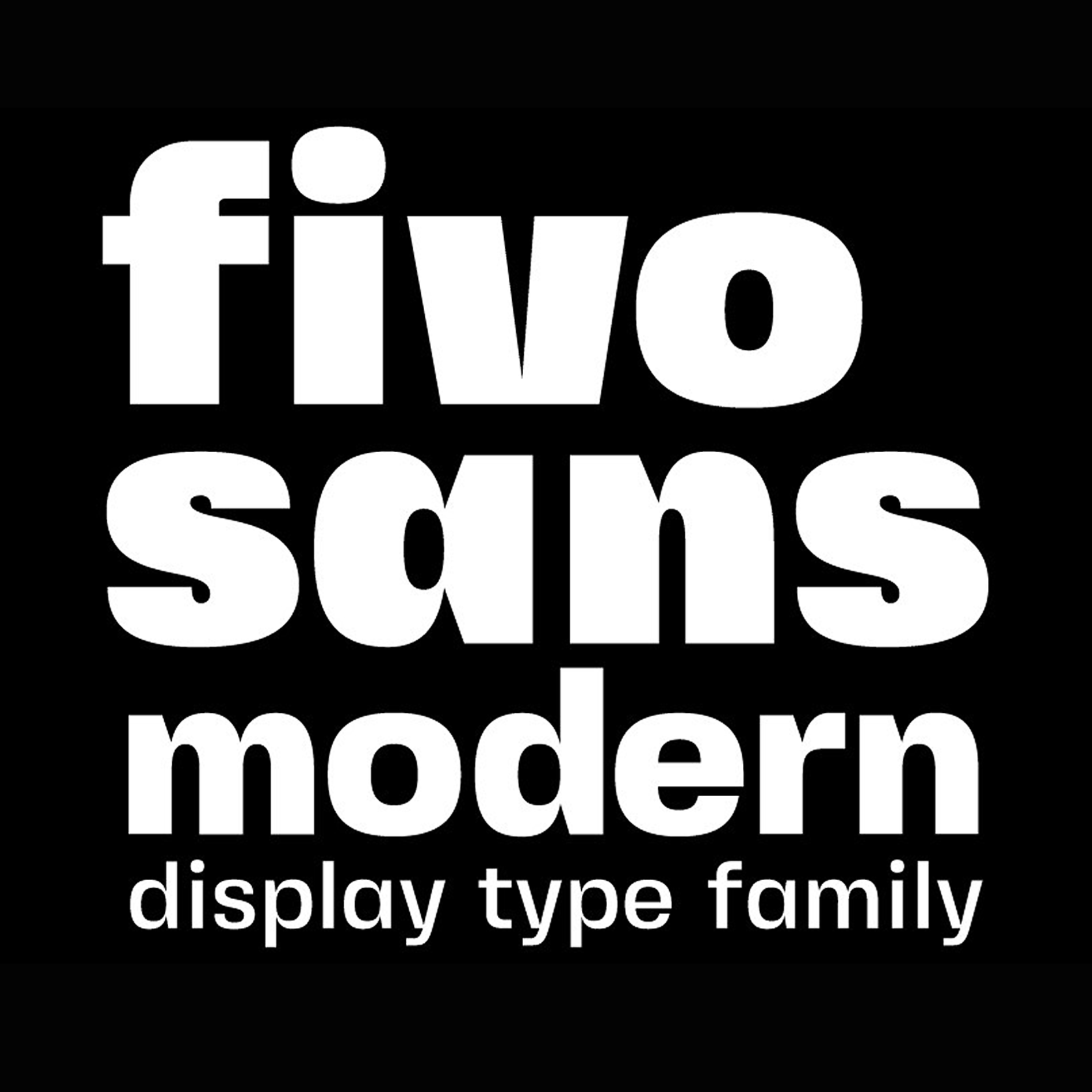 Beispiel einer Fivo Sans Modern-Schriftart #1