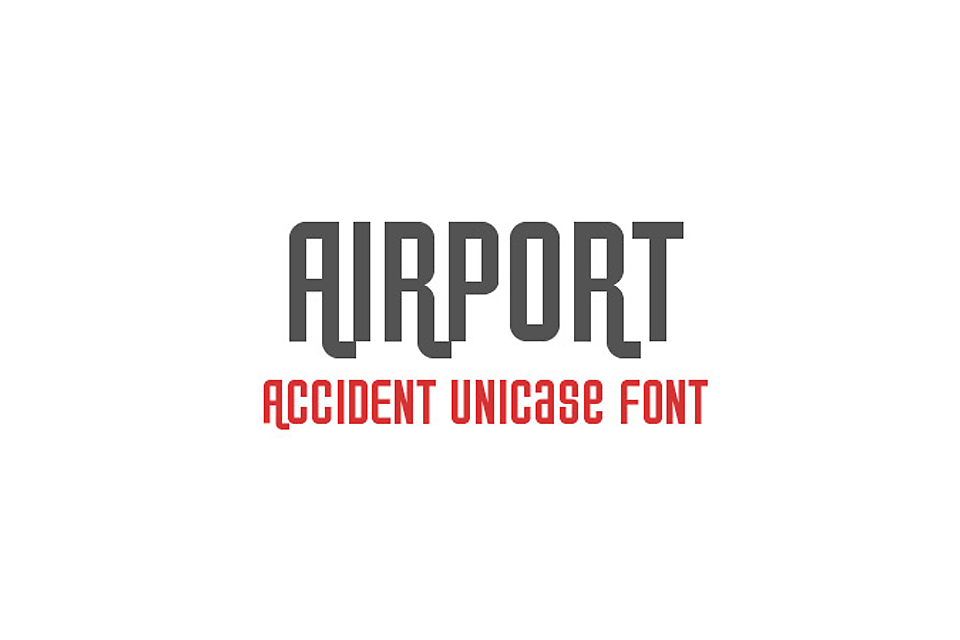 Beispiel einer Airport-Schriftart #1