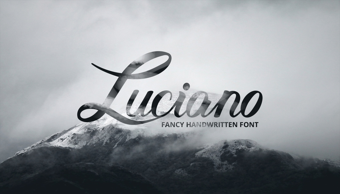 Beispiel einer Luciano-Schriftart #1
