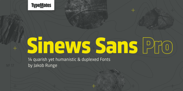 Schriftart Sinews Sans Pro