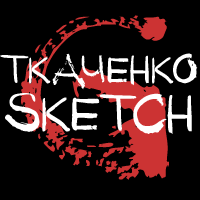 Beispiel einer Tkachenko Sketch 4F-Schriftart #1