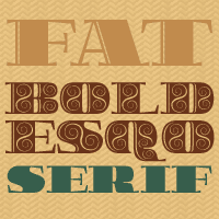 Beispiel einer Boldesqo Serif 4F-Schriftart #1