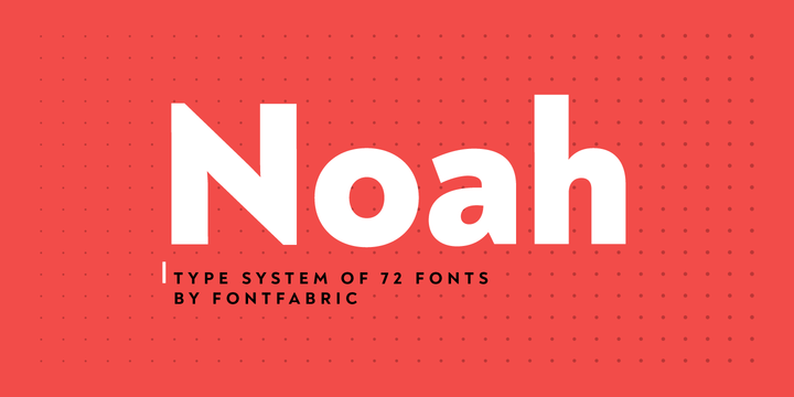 Beispiel einer Noah-Schriftart #1