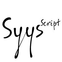 Beispiel einer ALS SyysScript-Schriftart #1