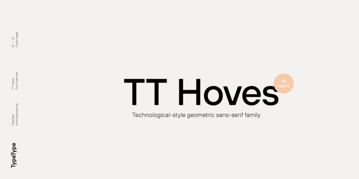 Beispiel einer TT Hoves-Schriftart #1
